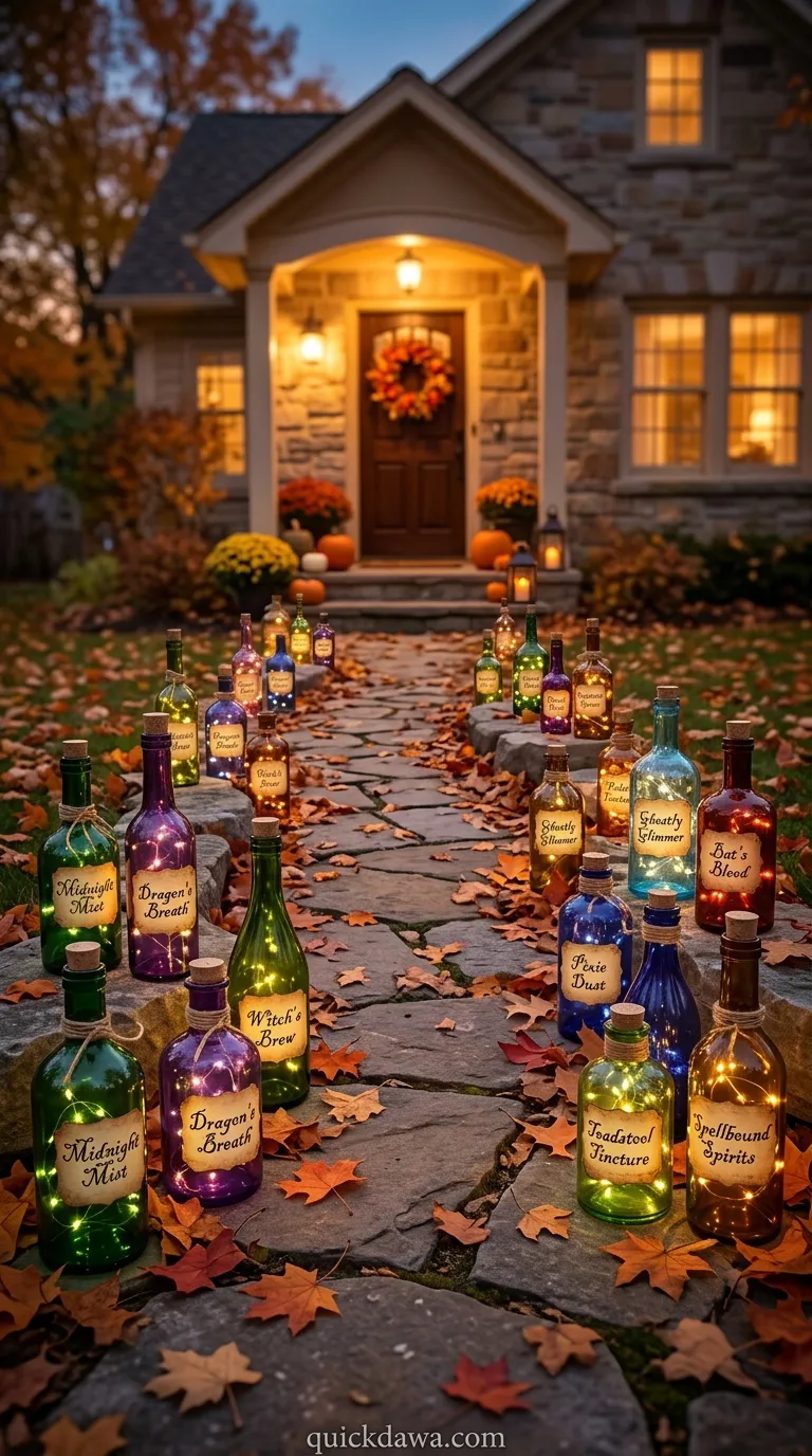 Potion Bottle Pathway Lighting