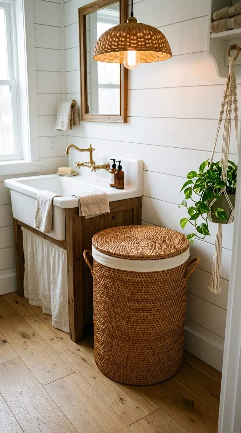 Rattan Laundry Hamper