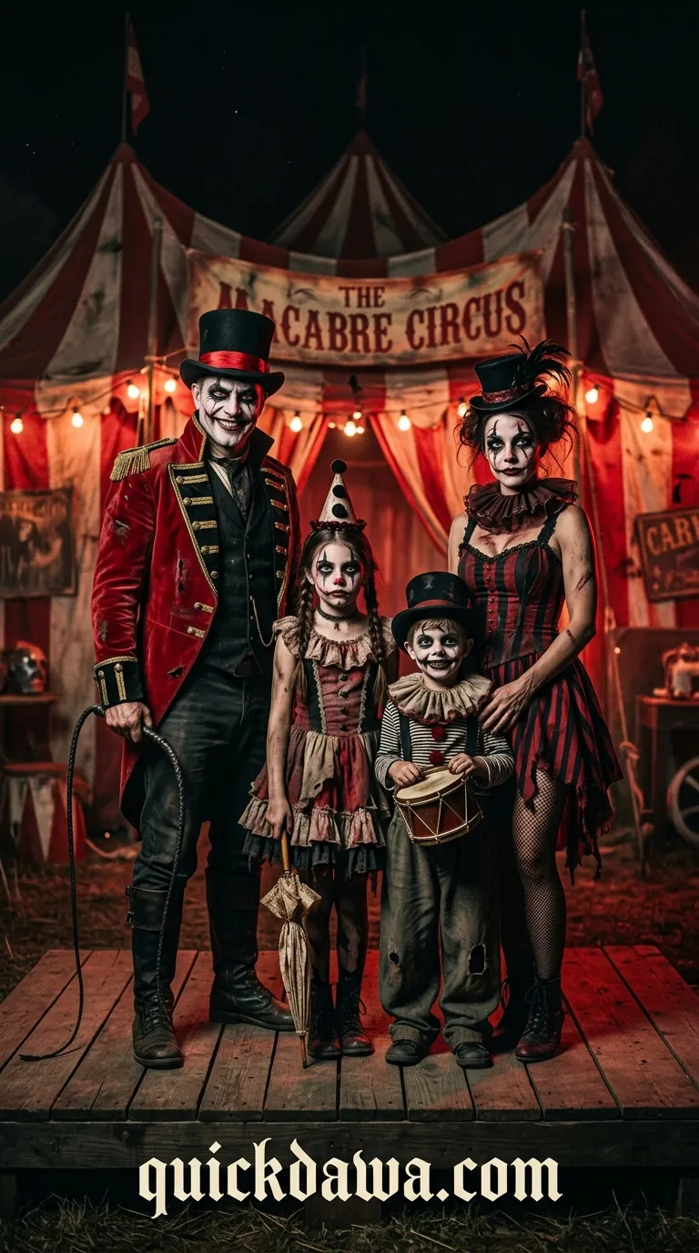 Scary Circus Performers