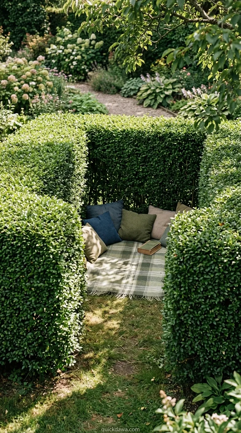 Secret Hedge Hideaway