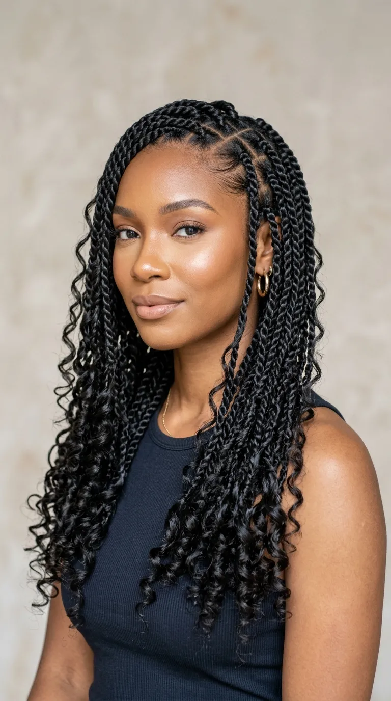 Senegalese Twists Boho Version