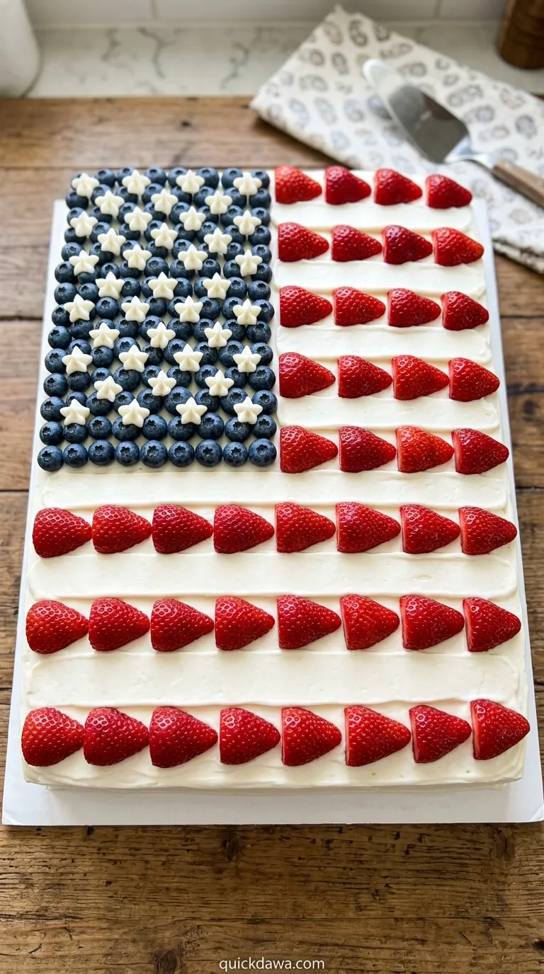 Sheet Cake Flag Design