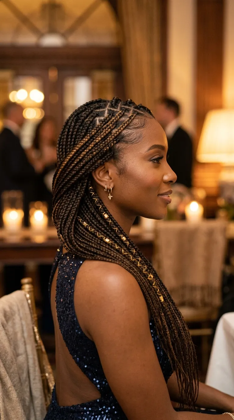 Side-Swept Elegance