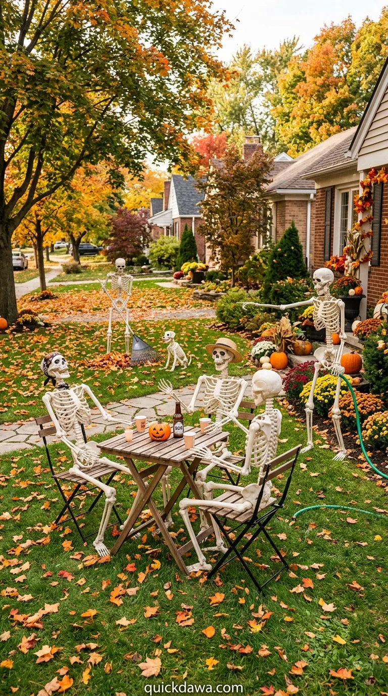 Skeleton Garden Party