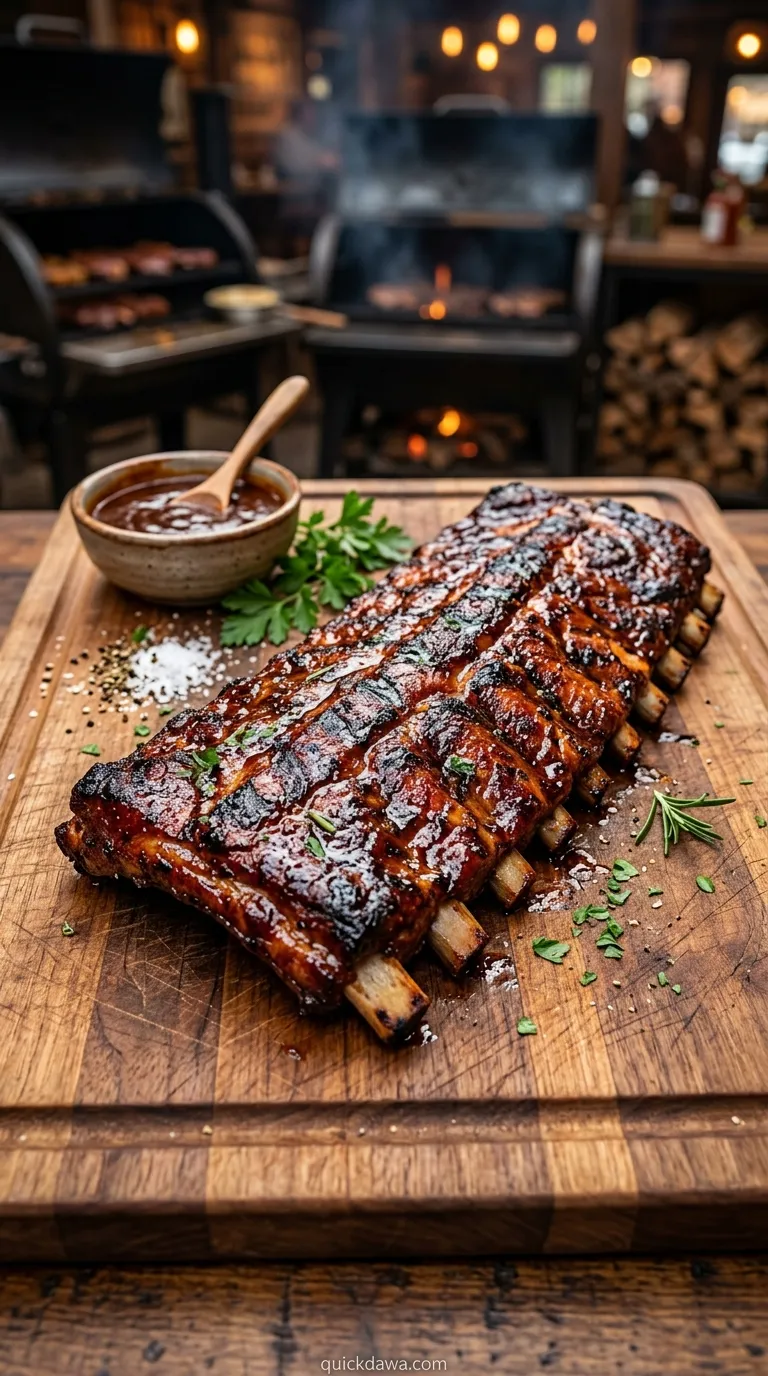 Slow-Smoked Ribs