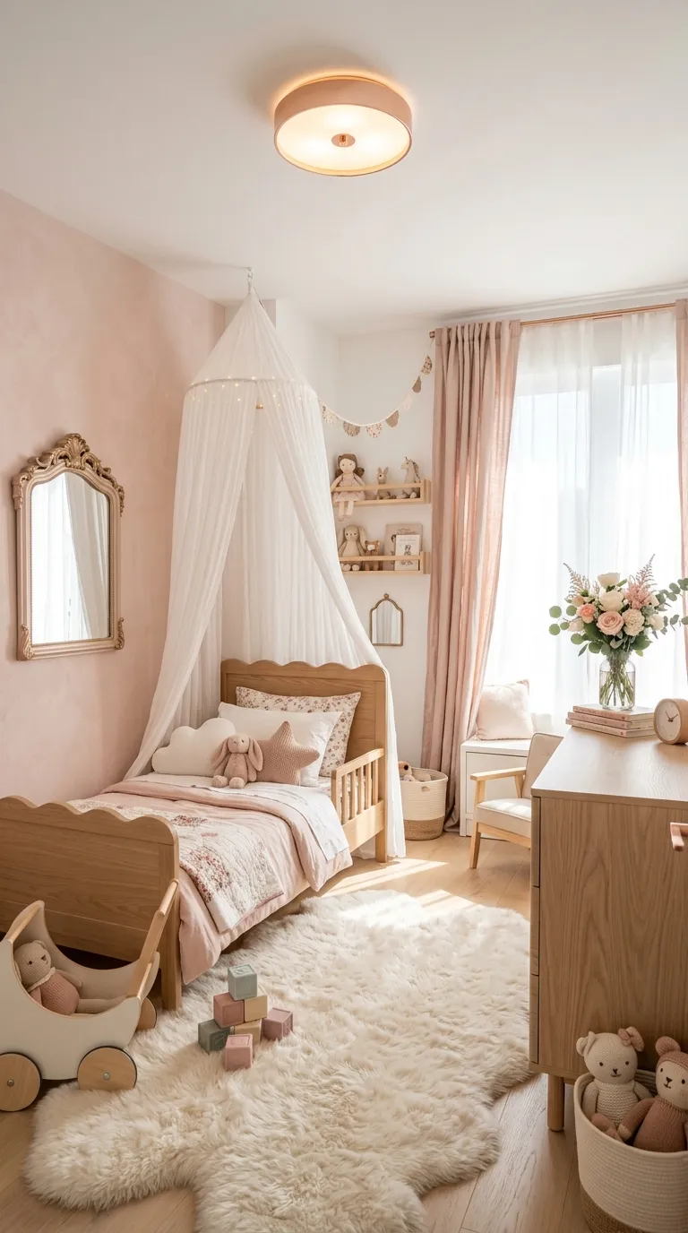 Soft & Feminine Playroom