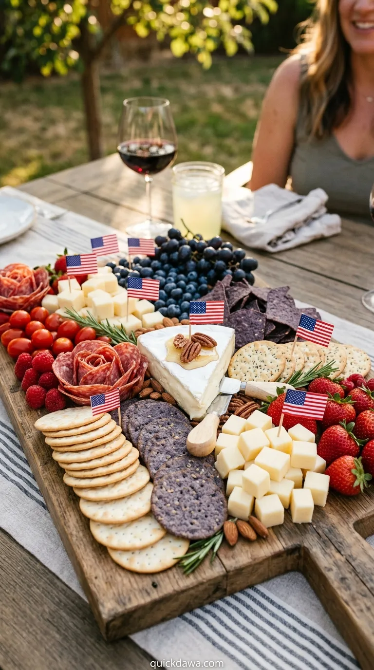 Star-Spangled Charcuterie Display