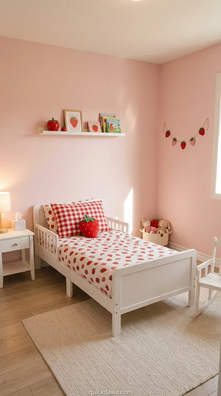 Strawberry Bed Theme