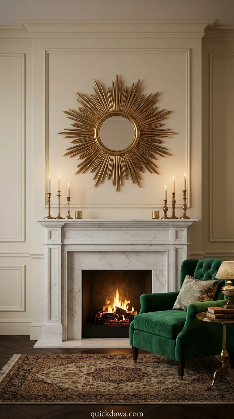 Sunburst Mirror Centerpiece