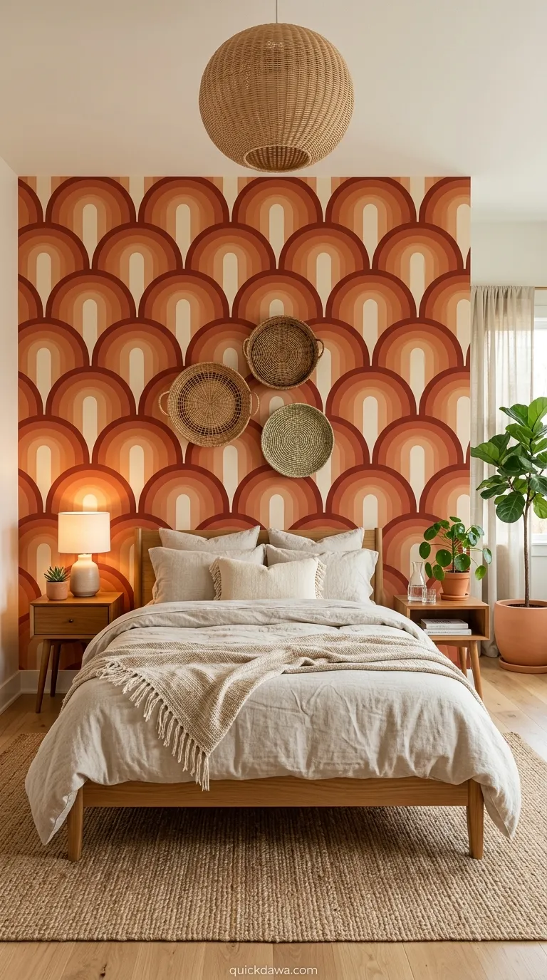 Terracotta Arch Wallpaper