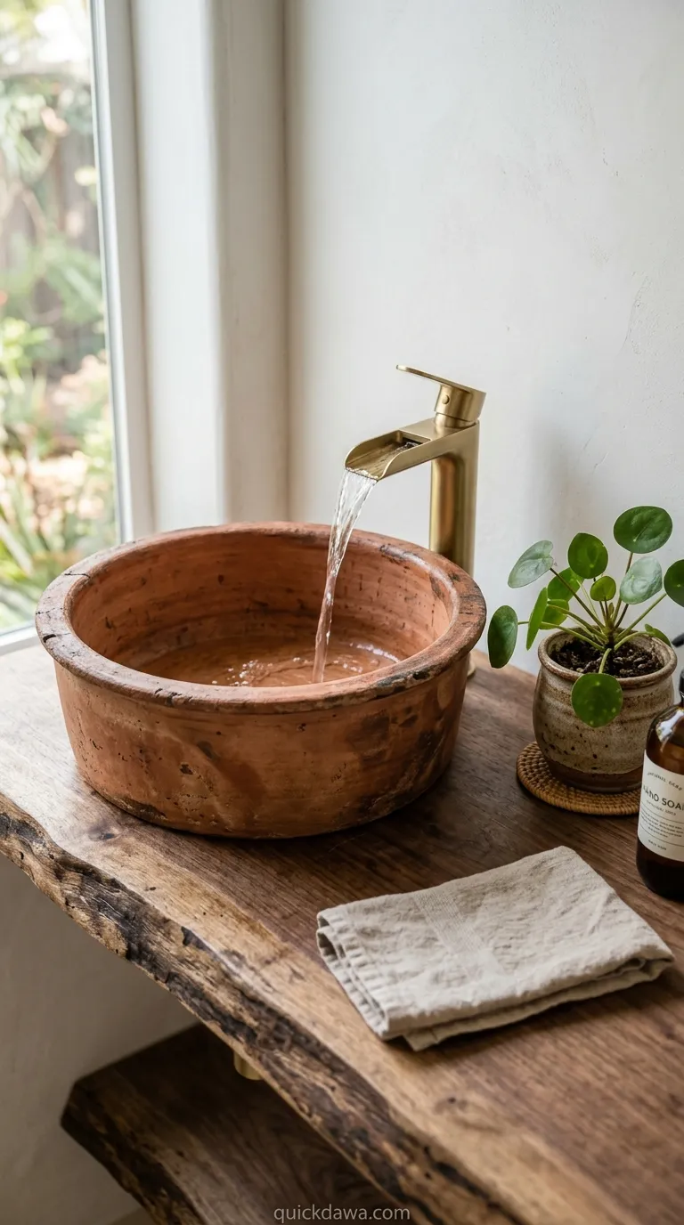 Terracotta Sink Basin