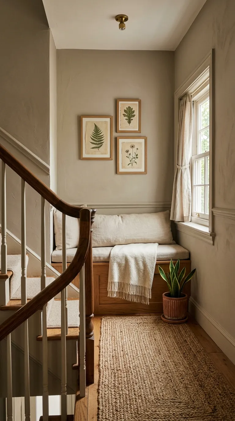 Textured Stairway Landing