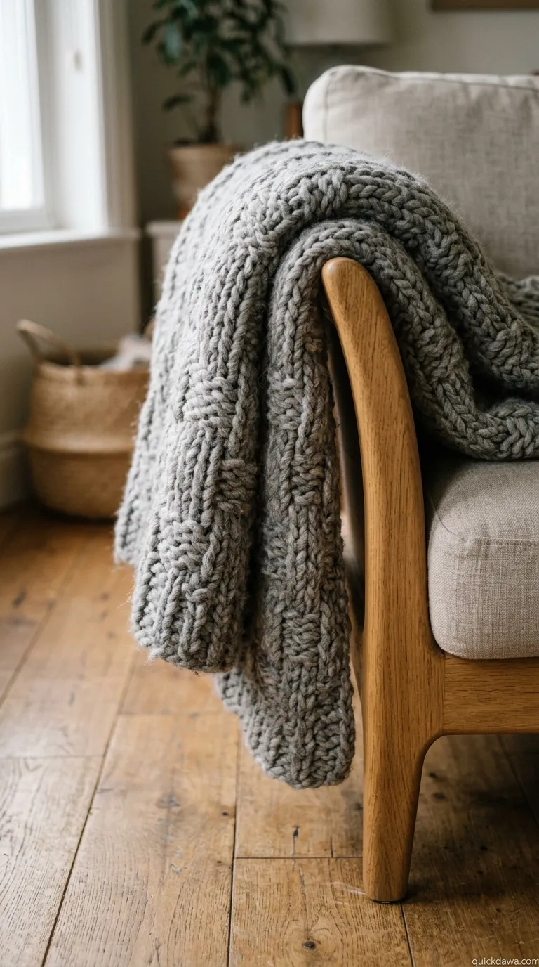 Textured Throw Blankets