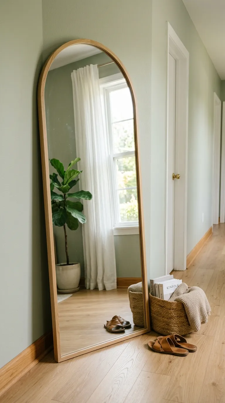 The Arched Floor Mirror