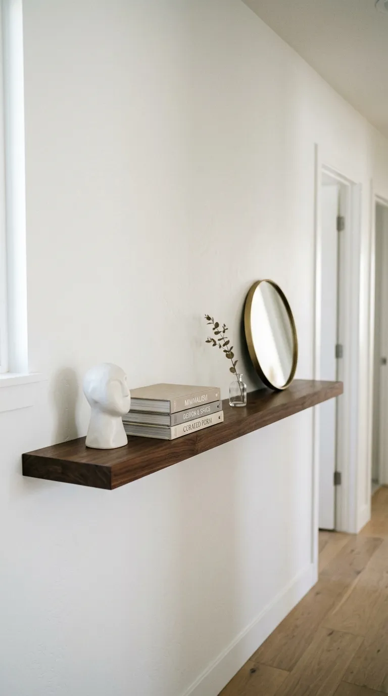 The Minimalist Shelf Vignette