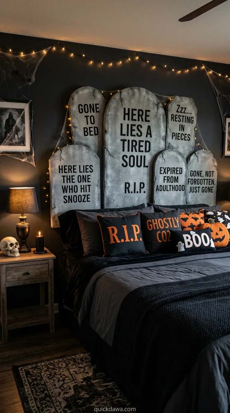 Tombstone Headboard