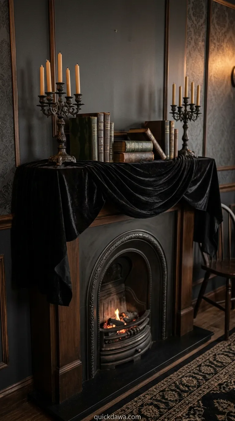 Velvet Draping Accent