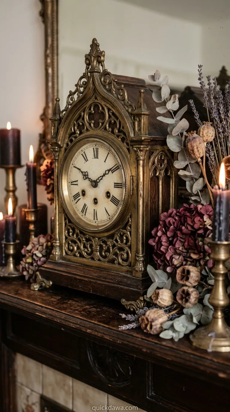 Vintage Clock Centerpiece