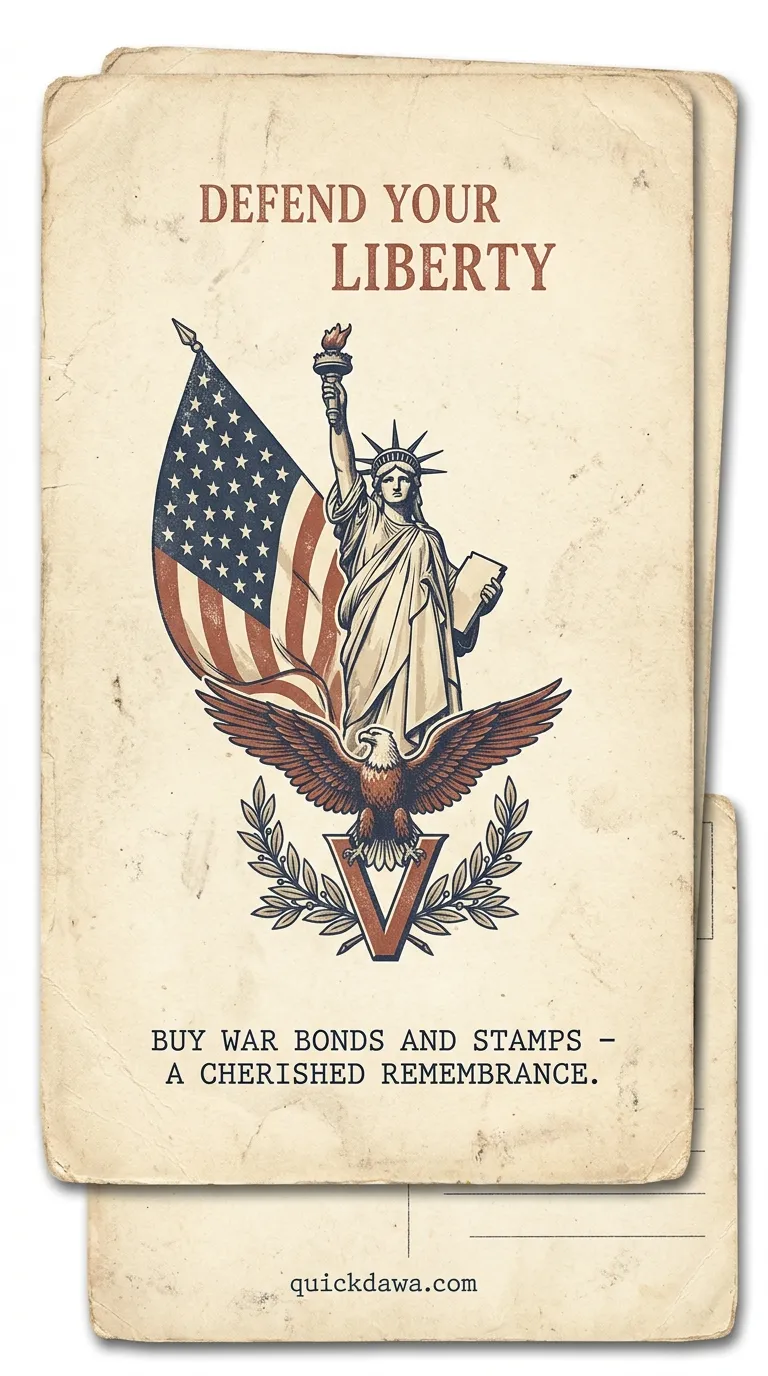 Vintage Postcard Style