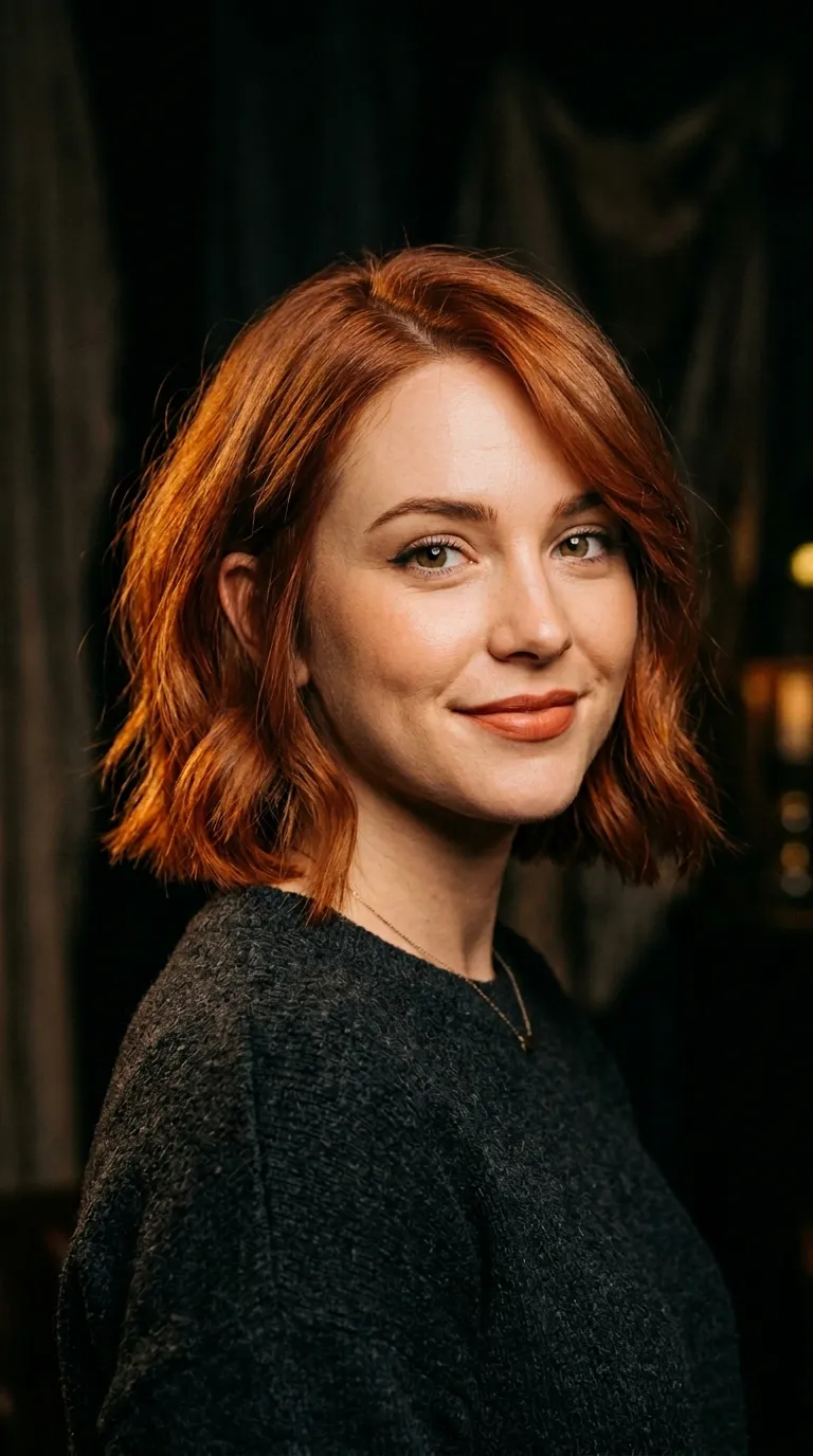 Warm Copper Bob