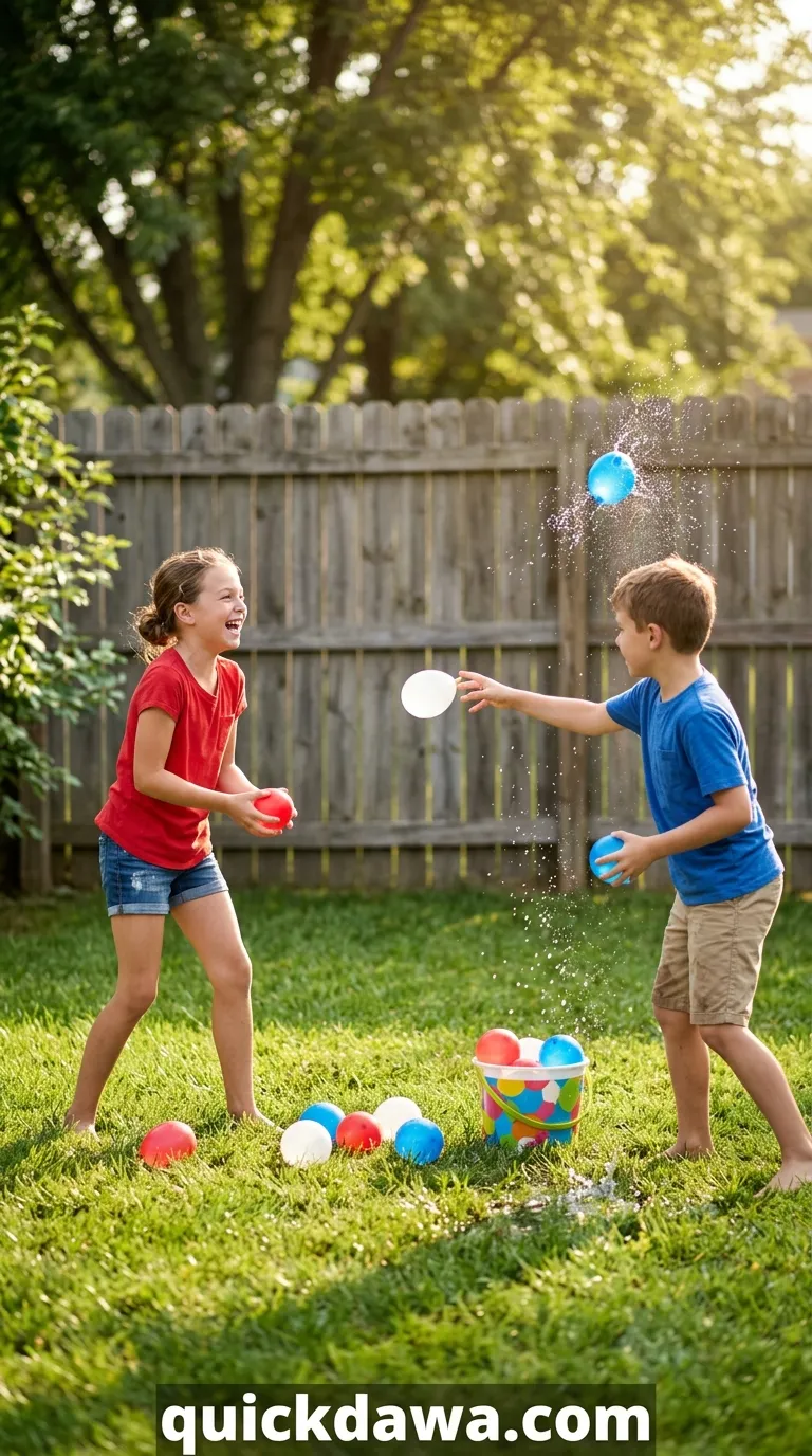 Water Balloon Toss Game