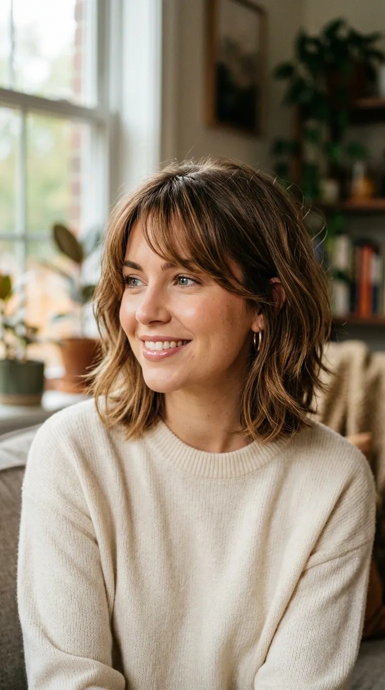 Wispy Side Bangs