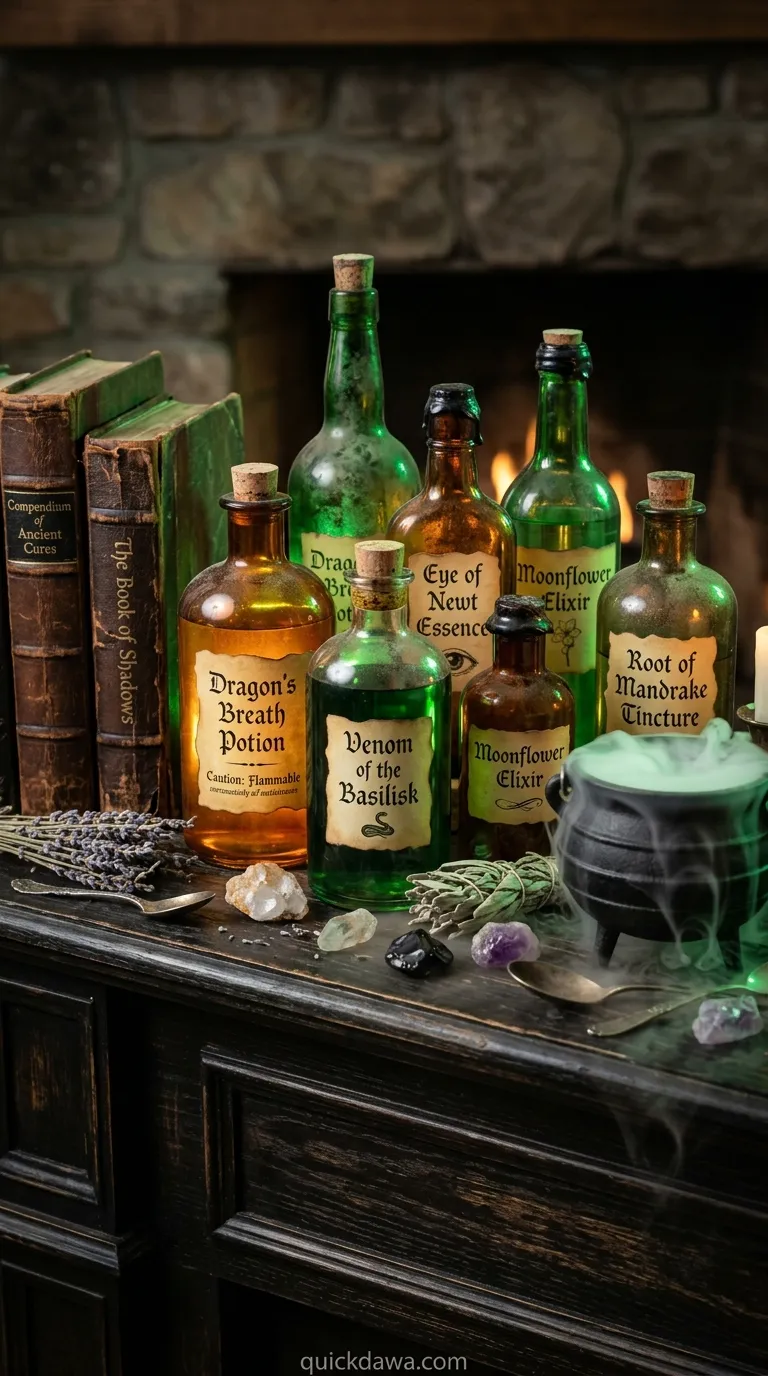 Witch's Apothecary Setup