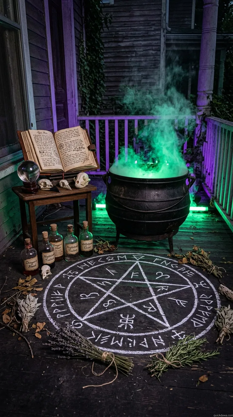 Witch's Ritual Circle