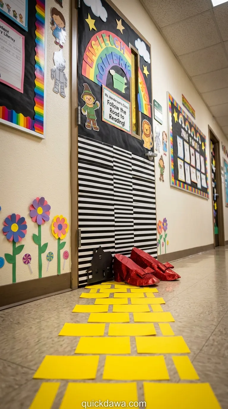 Wizard of Oz Witch Door