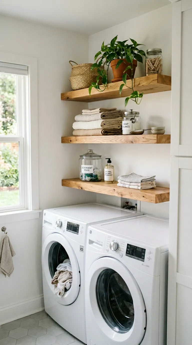 Wooden Floating Shelves