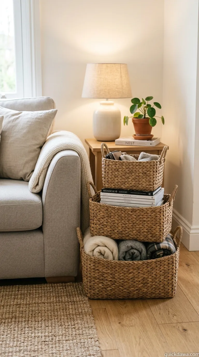Woven Basket Storage