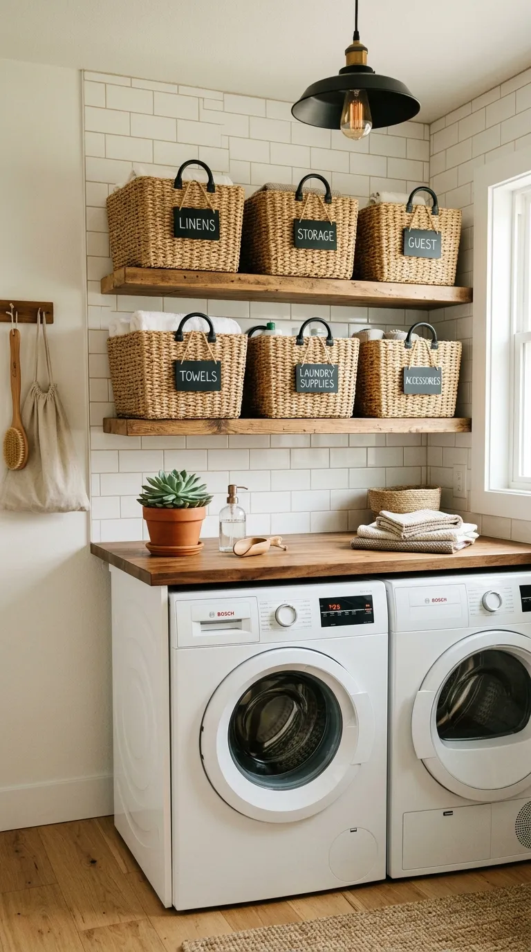 Woven Basket Storage