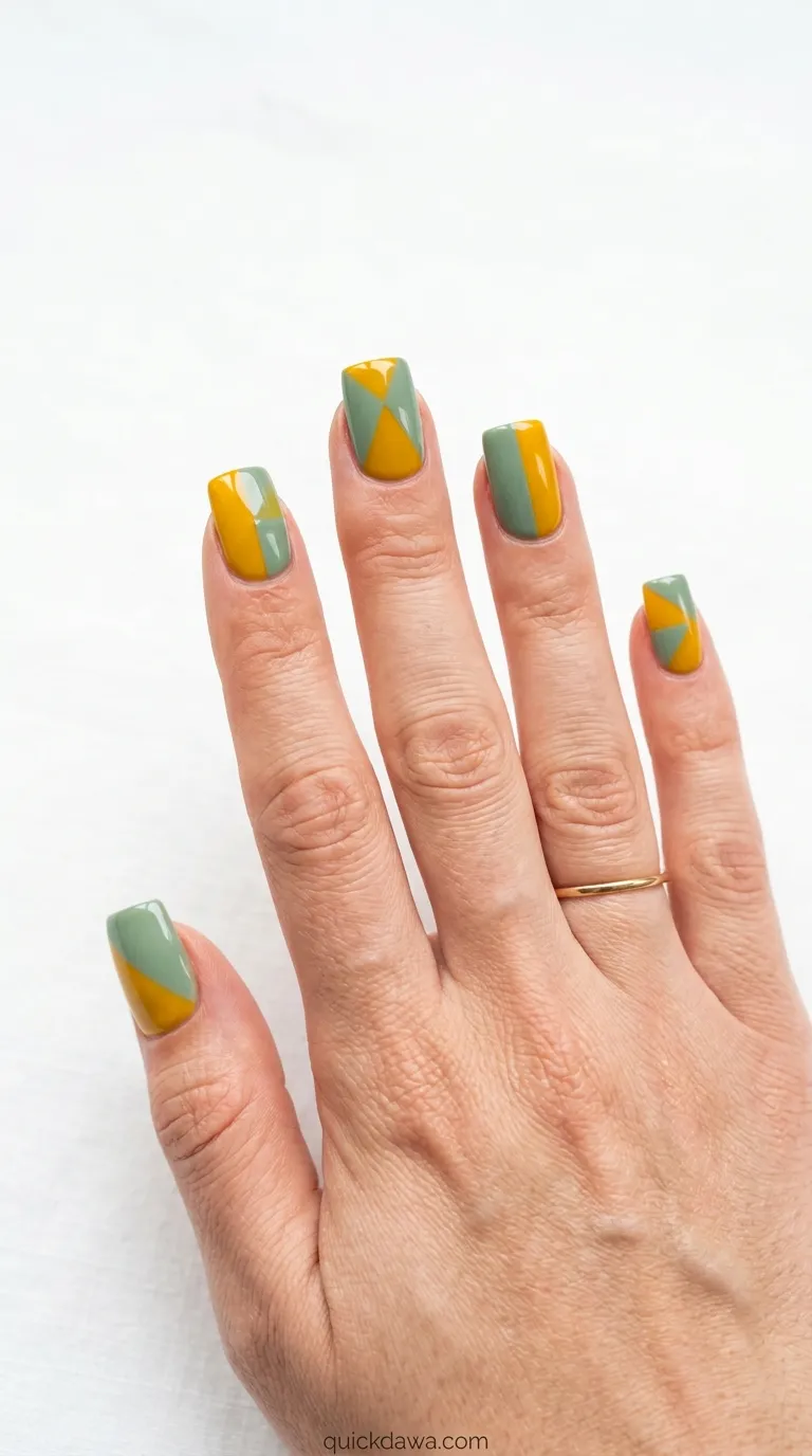 Abstract Color Blocking