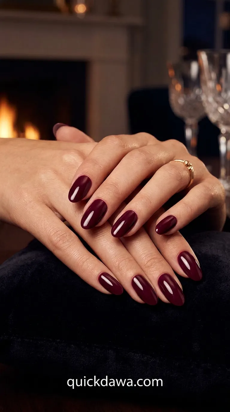 Burgundy Glossy Finish