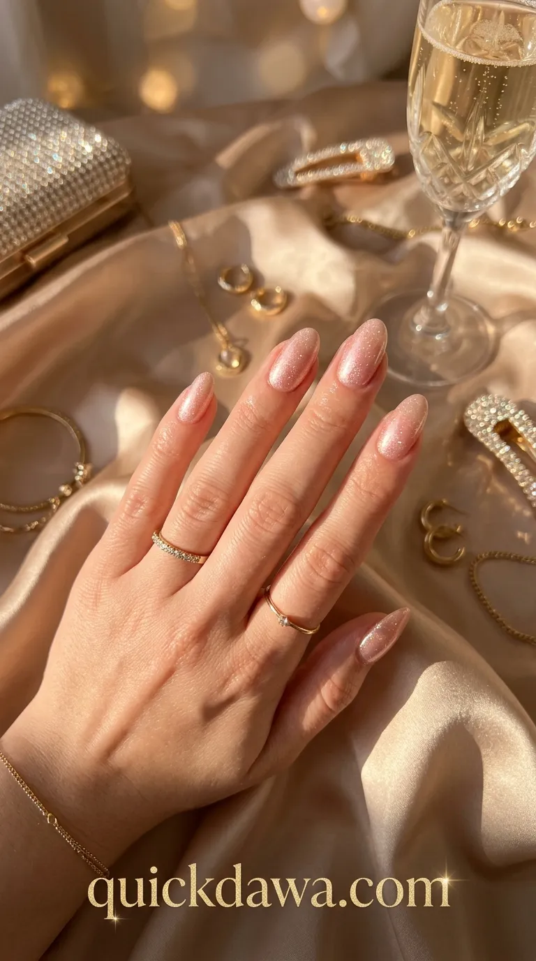 Champagne Pink Shimmer