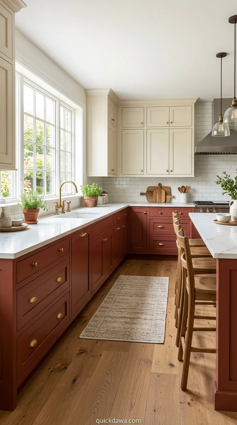 Clay Red and Ivory