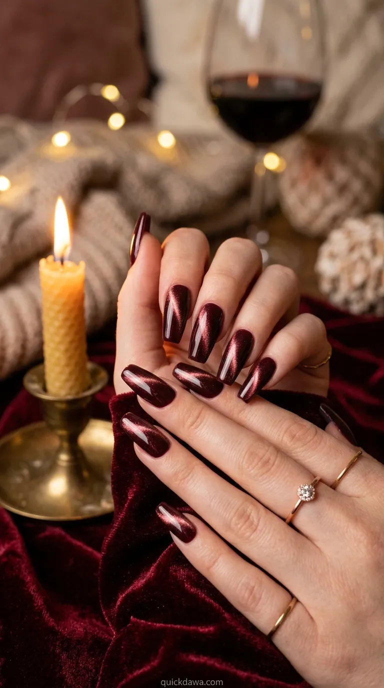Deep Burgundy Glow