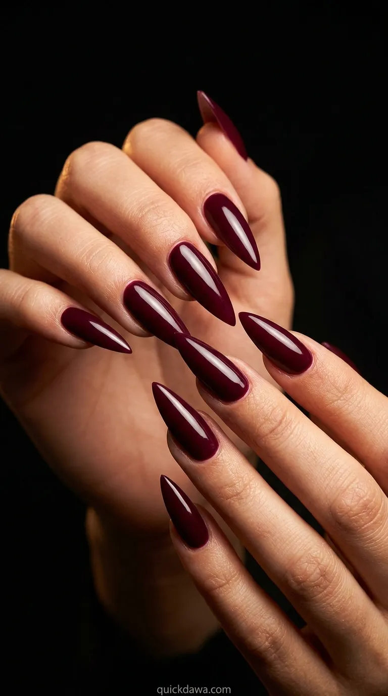 Deep Wine Stiletto