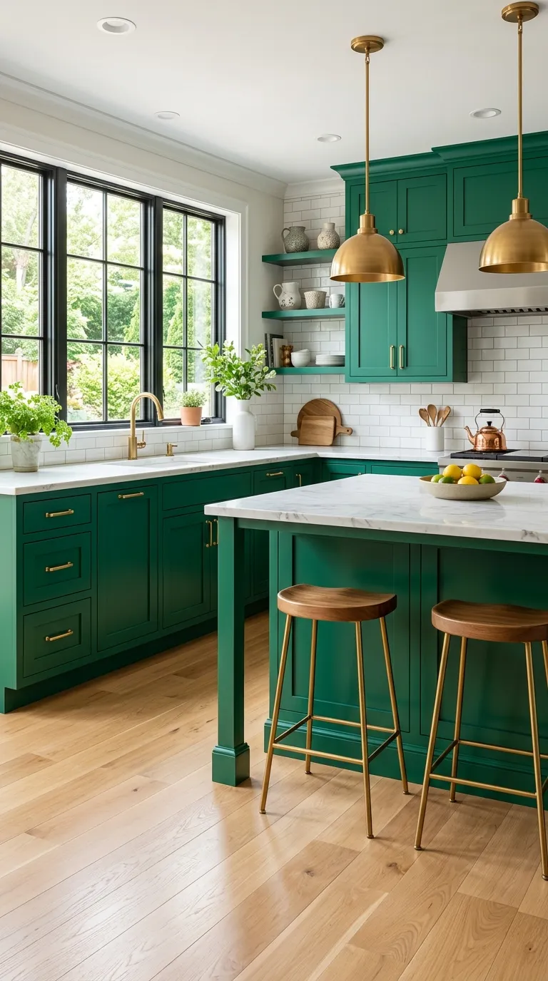 Emerald Green Cabinets