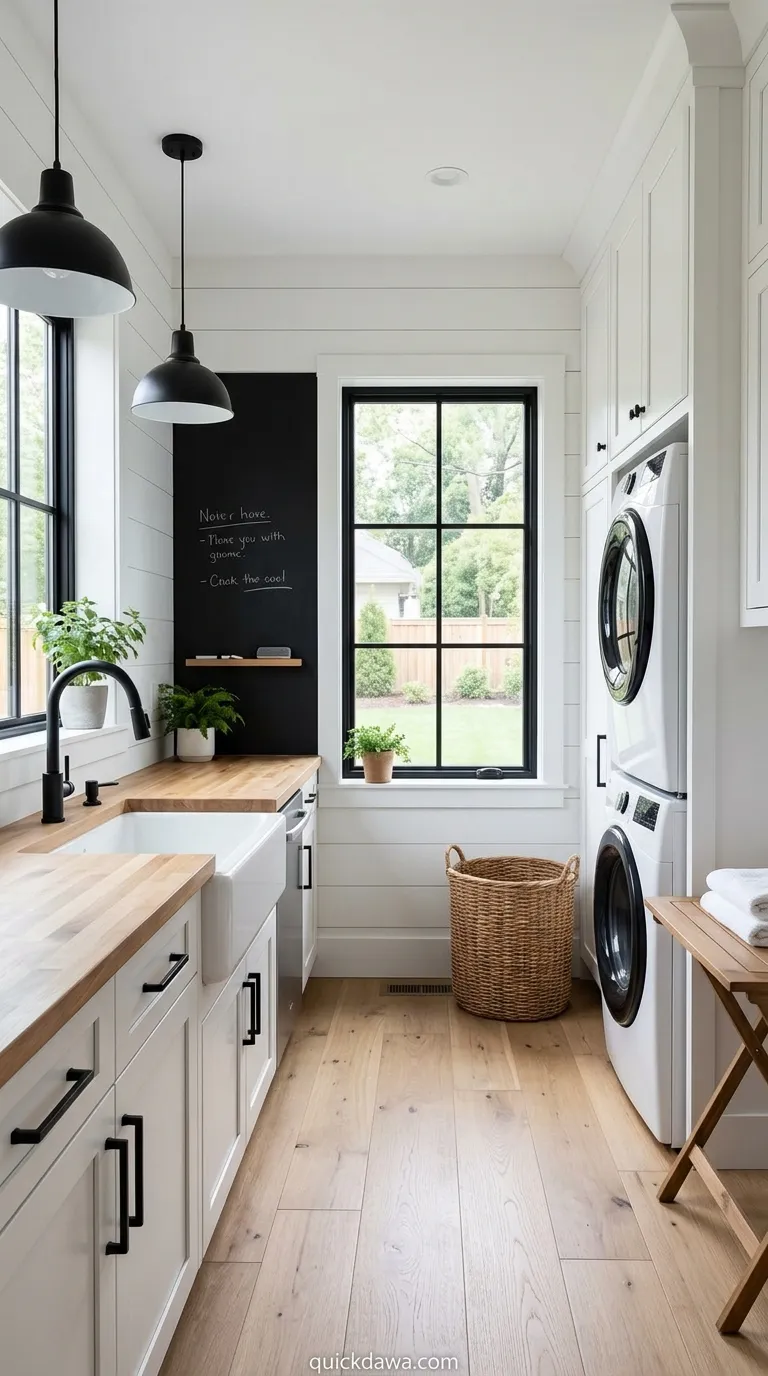 Farmhouse Black Accent Drama