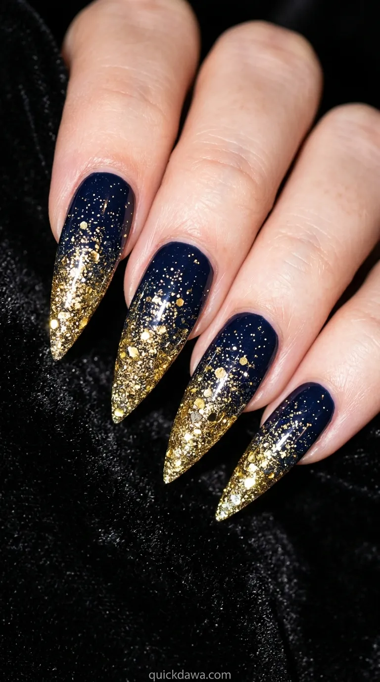 Floating Glitter Gradient