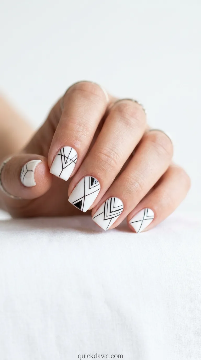Geometric line art