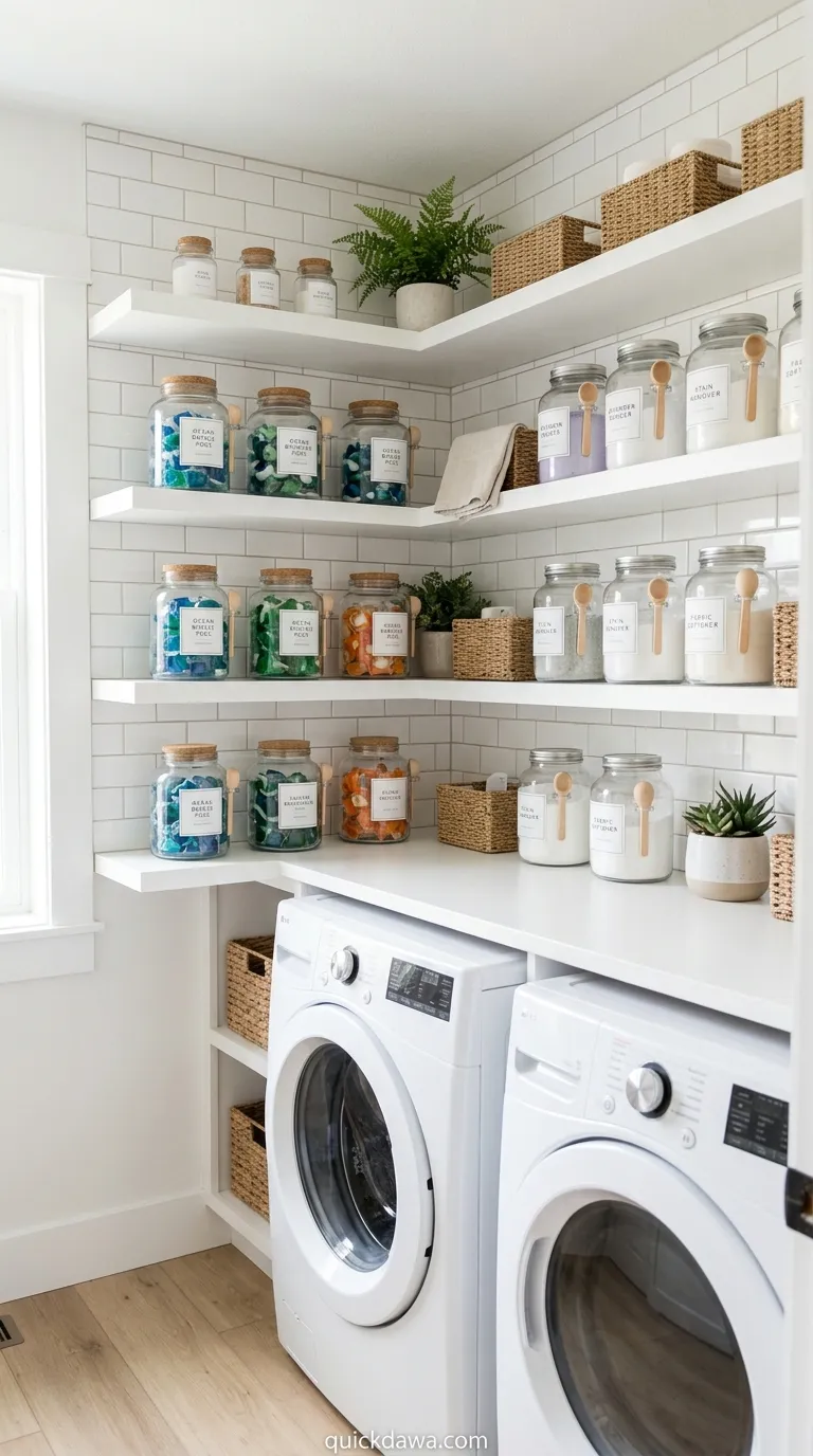 Glass Jar Storage Display