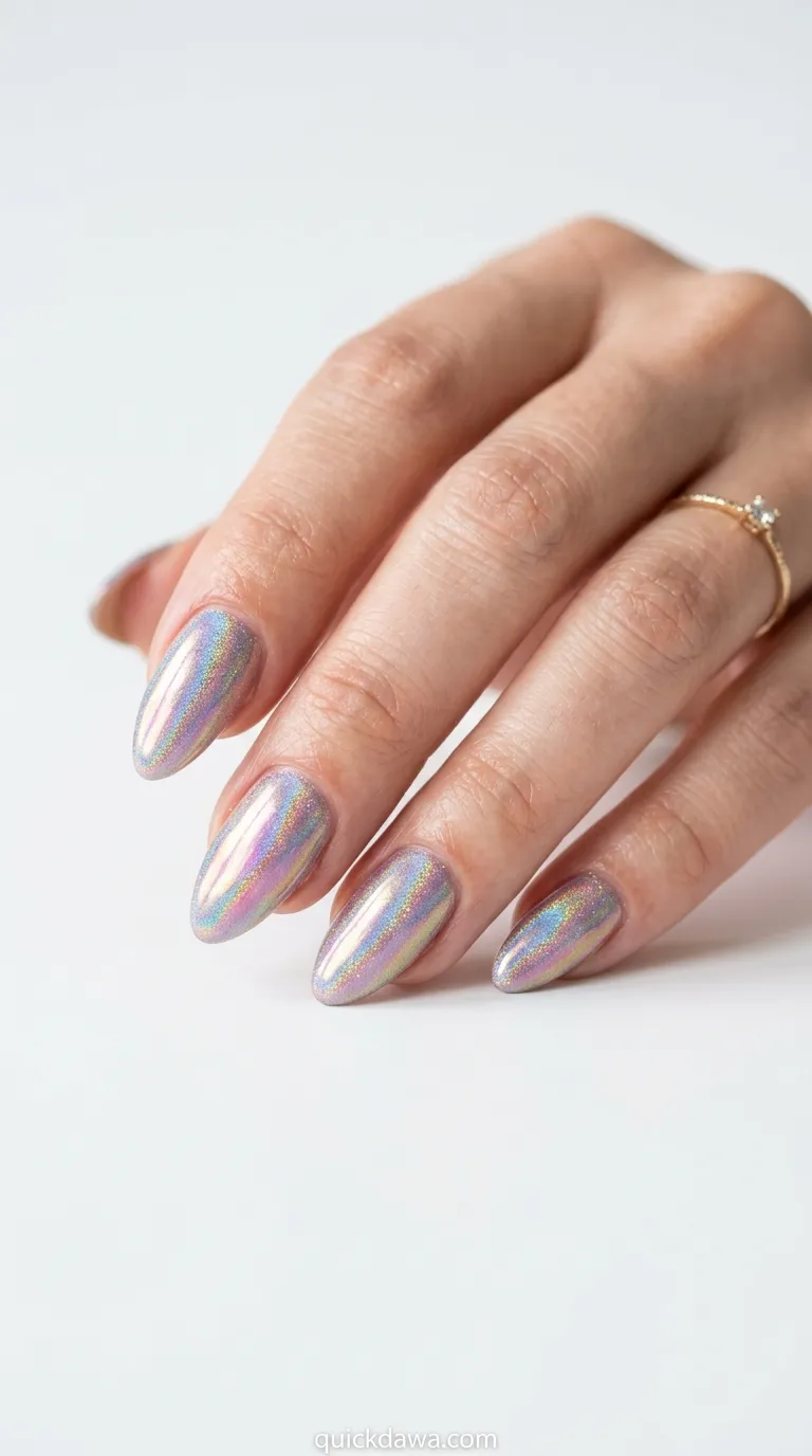 Holographic Chrome Glamour