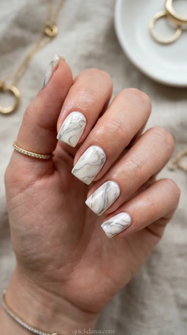 Marble Effect Swirls