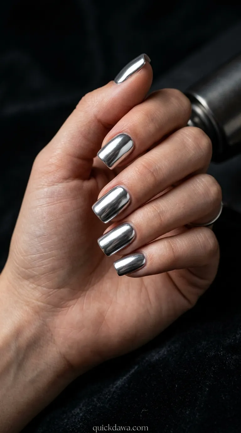 Metallic Silver Shine