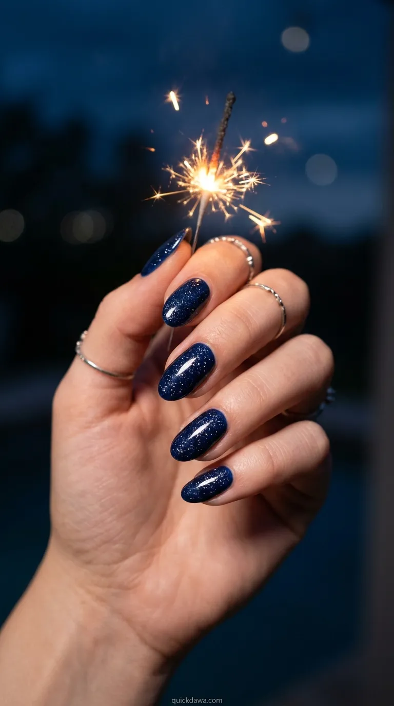 Midnight Blue Sparkle