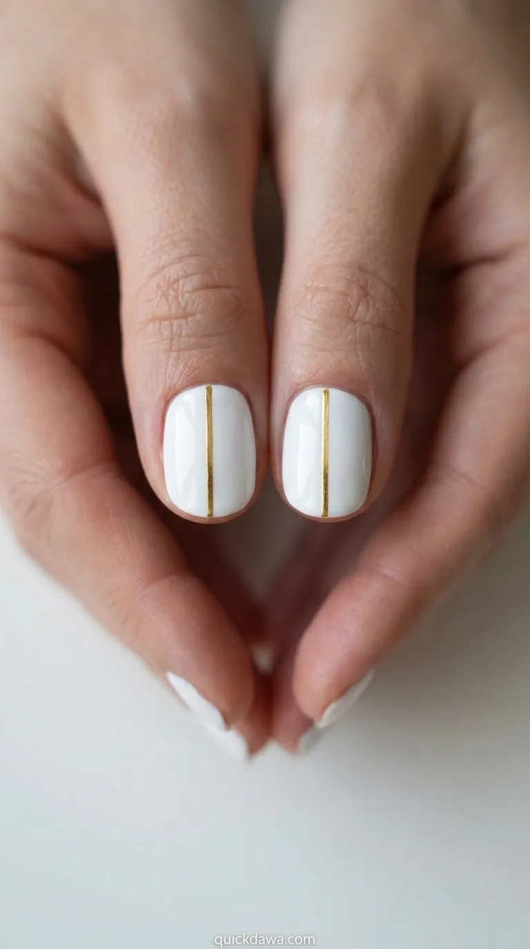 Minimalist Gold Accent Lines