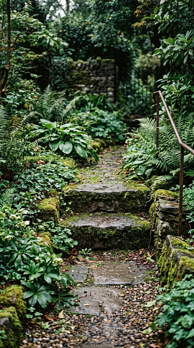 Mossy Stone Steps