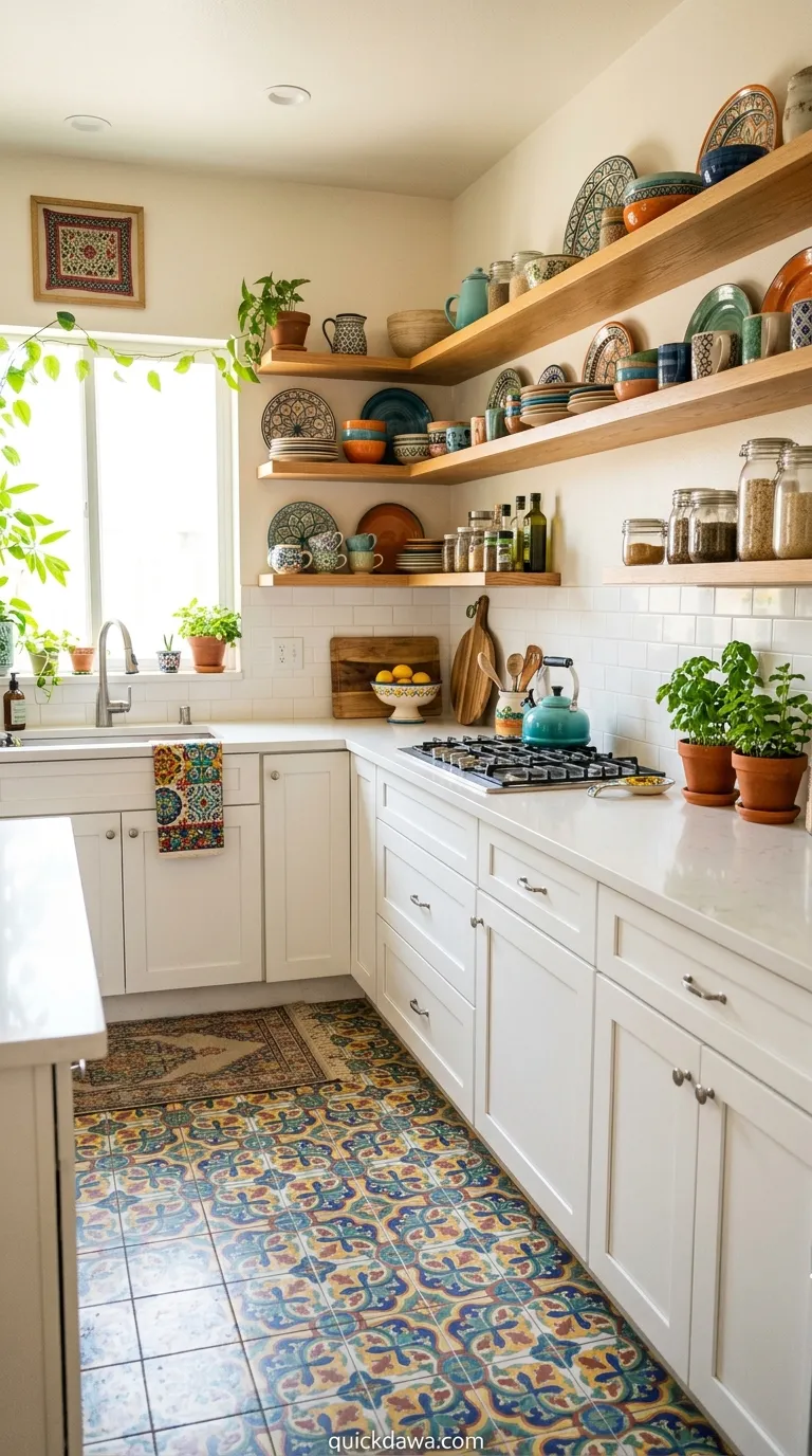 Multicolor Tile Floors